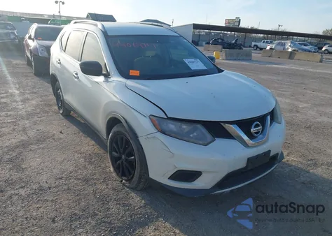 2016 Nissan Rogue Sv из США, поврежденный, VIN KNMAT2MT5GP632103